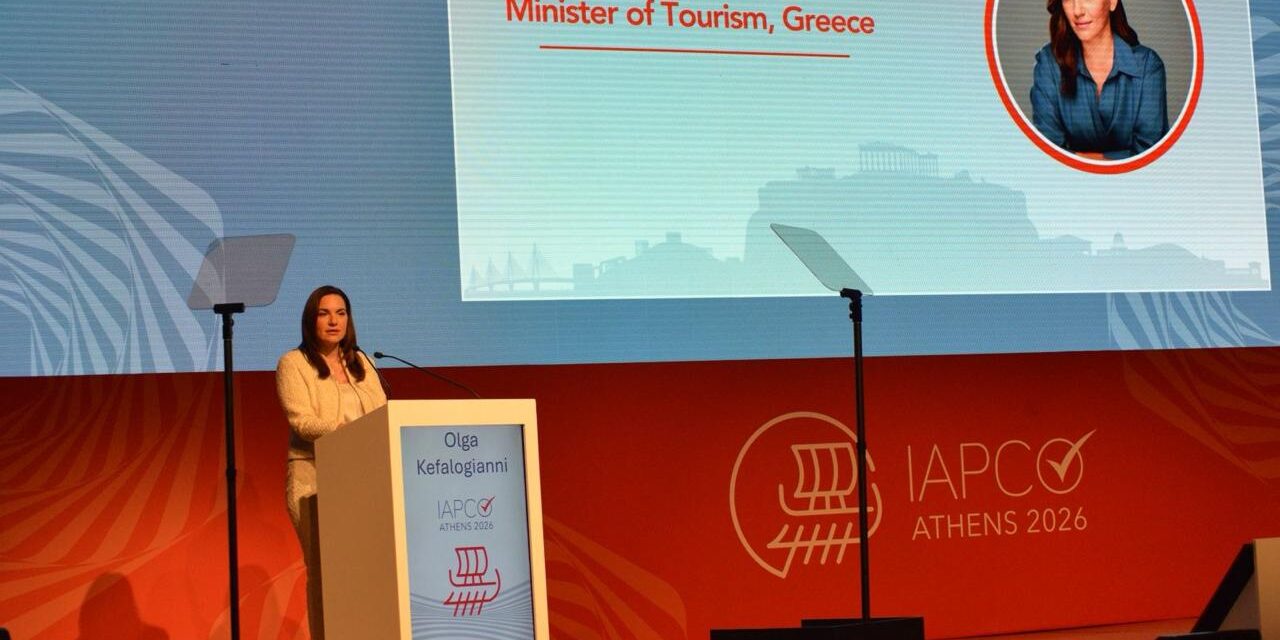 Η Υπουργός Τουρισμού στη Γενική Συνέλευση της IAPCO: «Η Ελλάδα ενισχύει σταθερά τη θέση της ως σύγχρονος και ανταγωνιστικός προορισμός για διεθνείς διοργανώσεις»