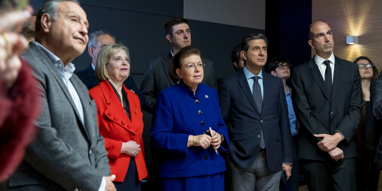 Εγκαινιάστηκε από την Λίνα Μενδώνη το Ηχογραφικό Κέντρο και Στούντιο Επαυξημένης Πραγματικότητας