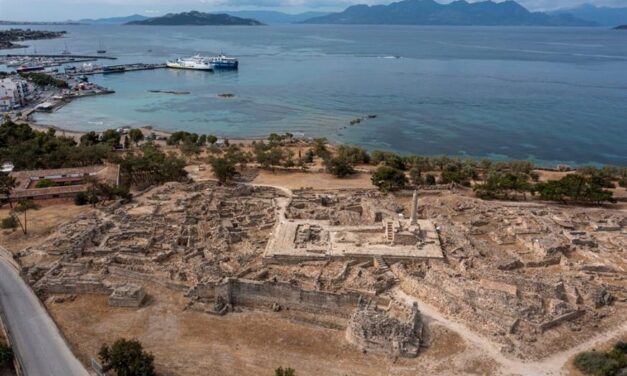 Αίγινα: Ανακαλύφθηκαν αρχαία κοσμήματα στην Κολώνα