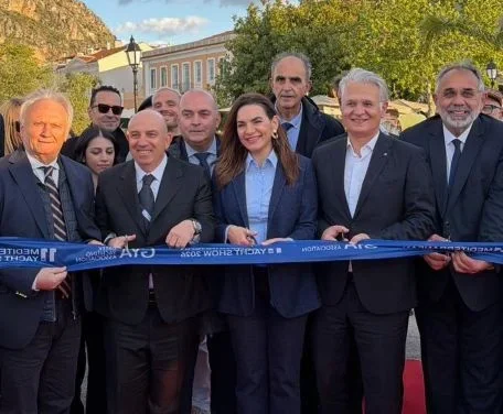 H υπουργός Τουρισμού Όλγα Κεφαλογιάννη στο 11ο Mediterranean Yacht Show στο Ναύπλιο – Στρατηγική προτεραιότητα η ενίσχυση του Θαλάσσιου Τουρισμού