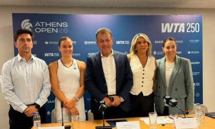 Η Υφ. Τουρισμού Άννα Καραμανλή στην επίσημη συνέντευξη Τύπου για το Athens Open WTA 250