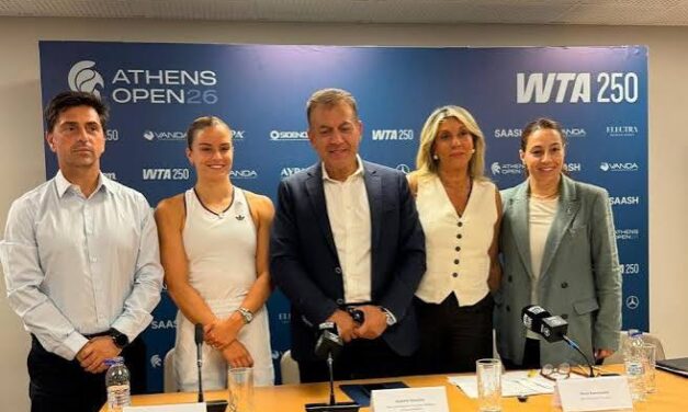 Η Υφ. Τουρισμού Άννα Καραμανλή στην επίσημη συνέντευξη Τύπου για το Athens Open WTA 250