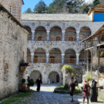 Όλυμπος: Παραδόθηκε ένα ακόμη αναστηλωμένο τμήμα της ιστορικής Μονής Αγίου Διονυσίου